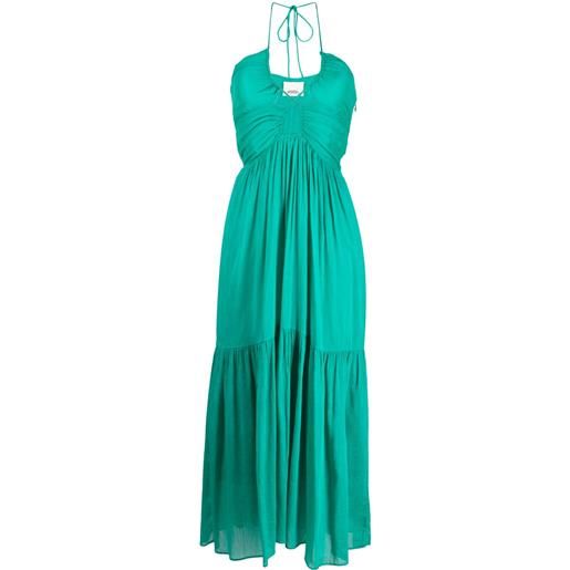ISABEL MARANT abito lungo con dettaglio cut-out - verde