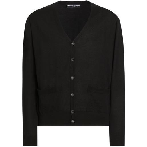 Dolce & Gabbana cardigan con bottoni - nero