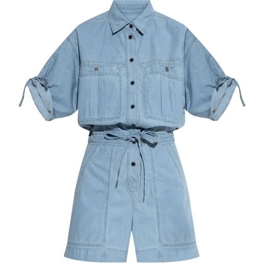 MARANT ÉTOILE tuta corta vally - blu