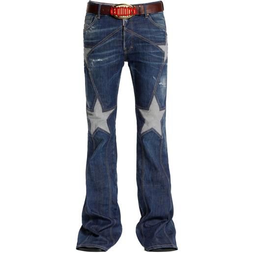 DSQUARED2 jeans con applicazione - blu