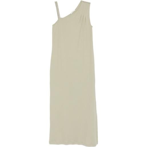 PANICALE abito midi con spalle scoperte - verde