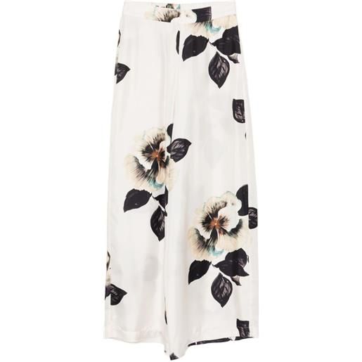 Antonio Marras pantaloni a fiori - bianco