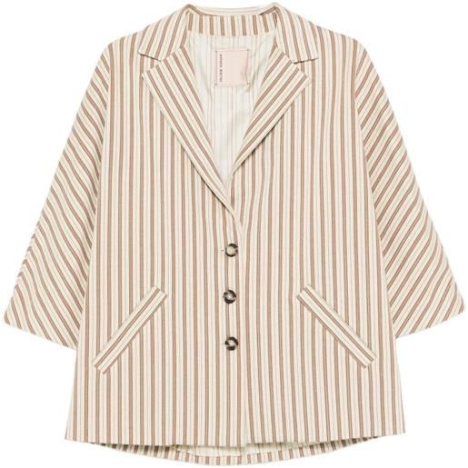 Antonio Marras blazer a righe - toni neutri