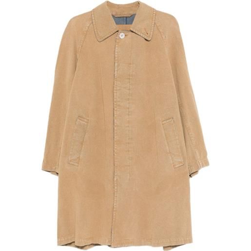 MM6 Maison Margiela cappotto con bottoni - toni neutri