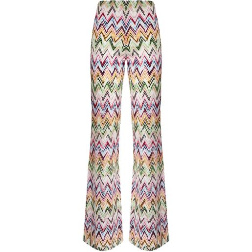 Missoni pantaloni con motivo chevron - toni neutri