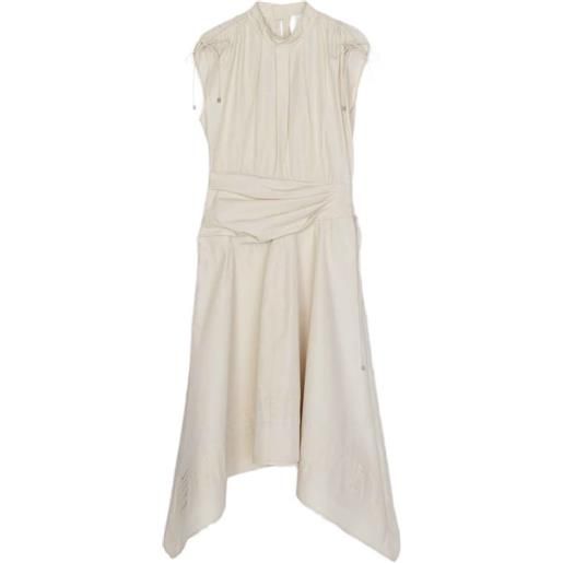 3.1 Phillip Lim abito midi asimmetrico - toni neutri