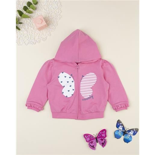 Eghunooy Felpa Con Cappuccio Per Bambina Con Motivo Floreale - Completo Di Felpa, Pantaloni E Fascia Per Capelli - Viola A, Taglia 3-6 Mesi