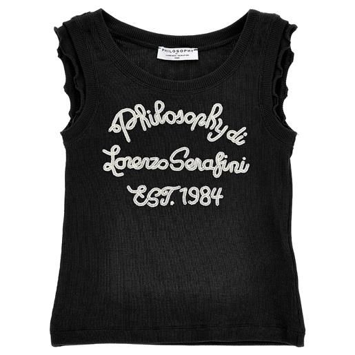 Monnalisa canotta ricamata philosophy