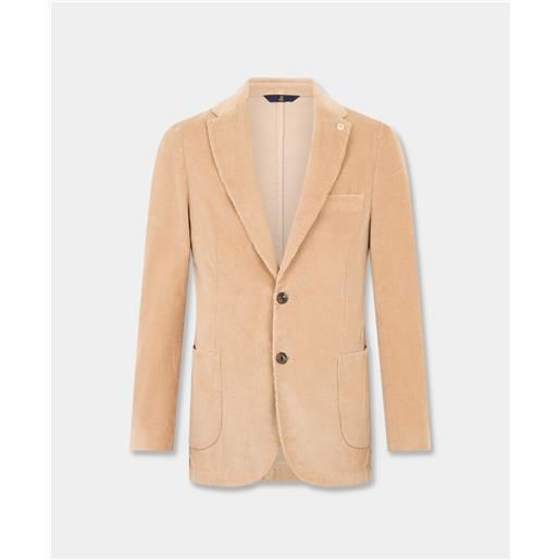 Brooks Brothers blazer in velluto a coste di cotone naturale