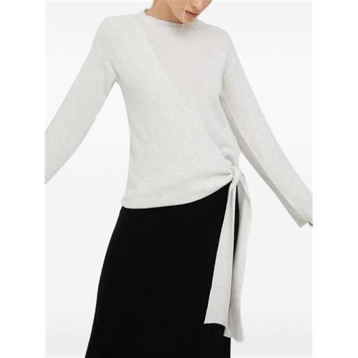 DKNY maglione con nodo - toni neutri