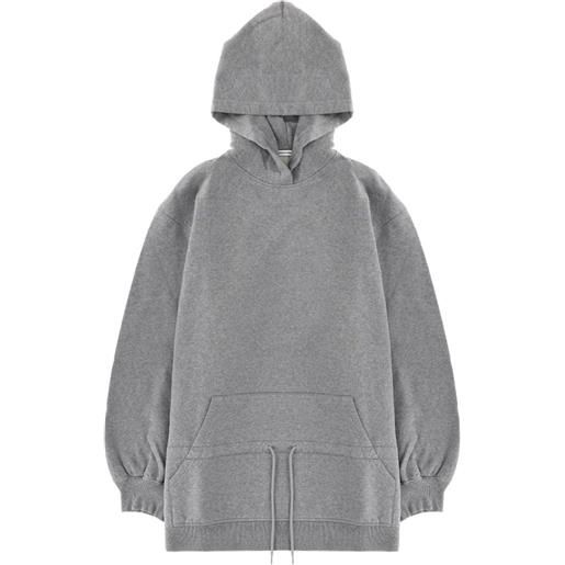Alexander Wang abito corto con cappuccio - grigio
