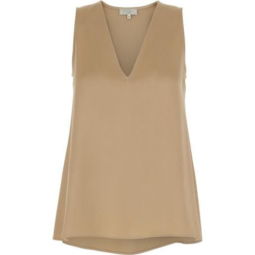 Antonelli blusa con scollo a v - toni neutri