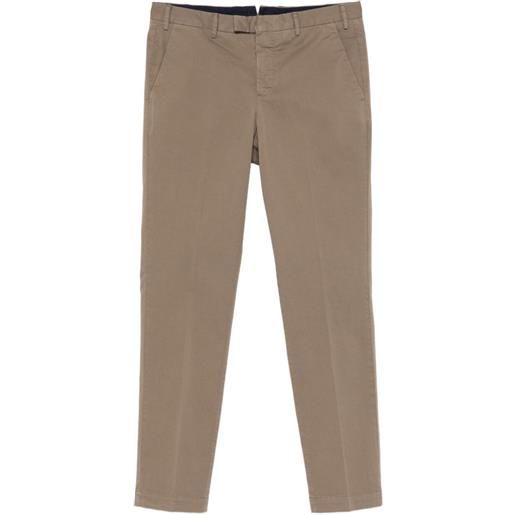 PT Torino pantaloni con passanti - marrone