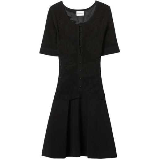Claudie Pierlot abito corto con bottoni - nero