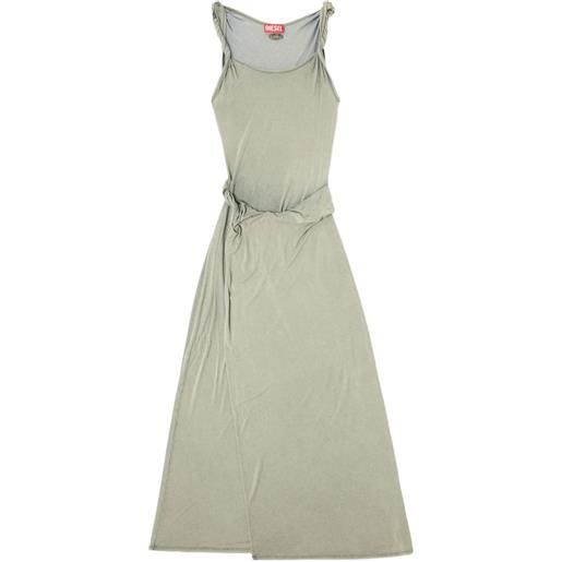 Diesel abito estiga lungo smanicato - verde