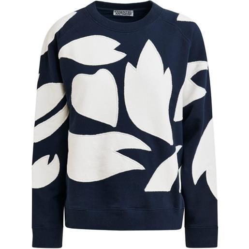 Essentiel Antwerp felpa jalways con perline - blu