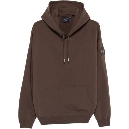 Canada Goose felpa rove con cappuccio - marrone