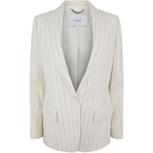A.L.C. giacca gessata mavis iii - toni neutri