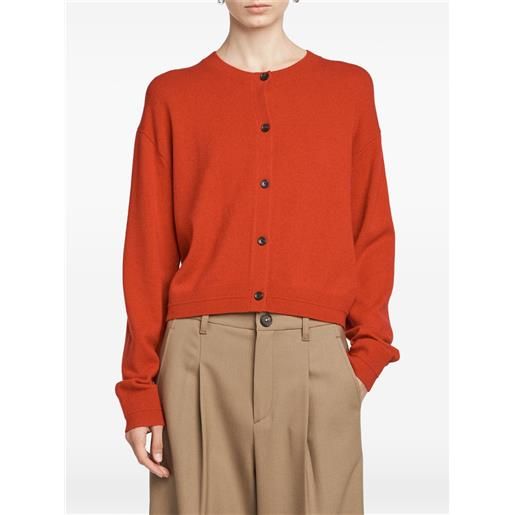 Maria McManus cardigan con maniche a spalla bassa - rosso