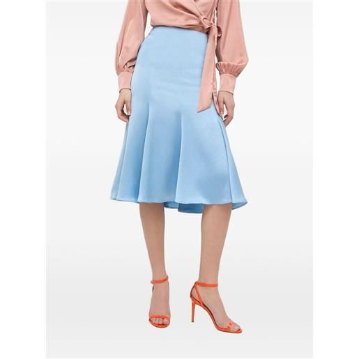 Trussardi gonna midi svasata - blu