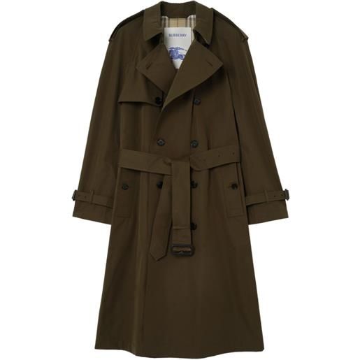 Burberry trench in cotone - verde