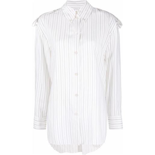 ISABEL MARANT camicia gessata - toni neutri