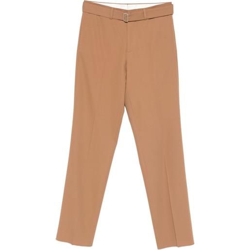 Lardini pantaloni pagazza con cintura - marrone