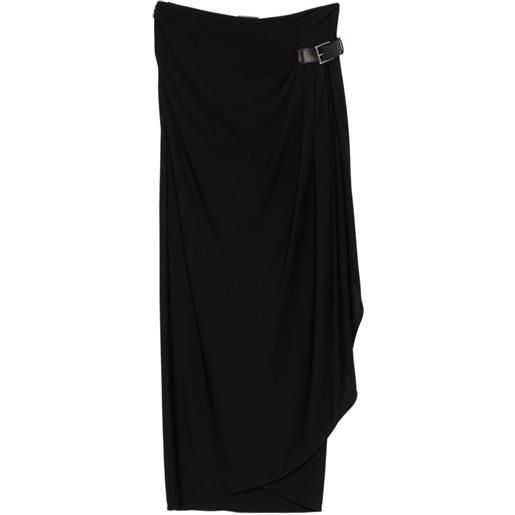 TOM FORD gonna lunga con fibbia - nero