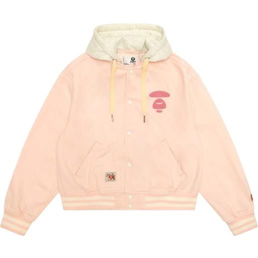 AAPE BY *A BATHING APE® giacca con cappuccio - rosa