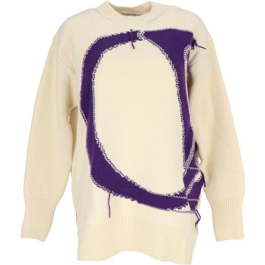 Off-White top girocollo - toni neutri