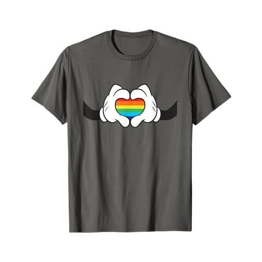 Disney mani arcobaleno di topolino Disney maglietta