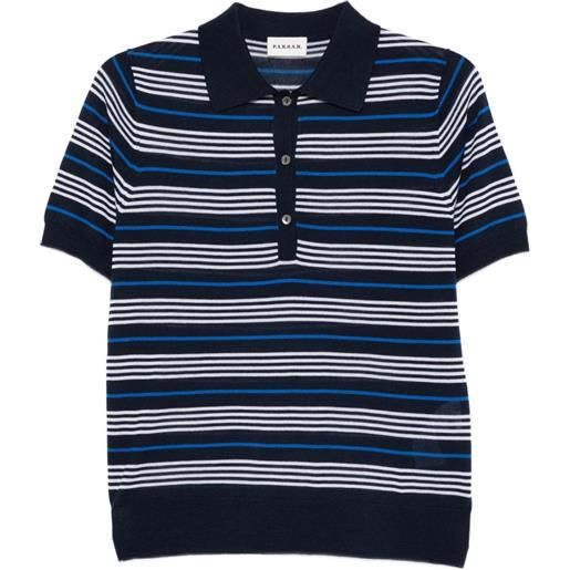 P.A.R.O.S.H. polo a righe - blu