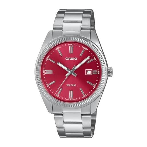 OROLOGIO CASIO STANDARD Stile Vintage Quadrante Rosso MTP-B145D-4A2 EUR