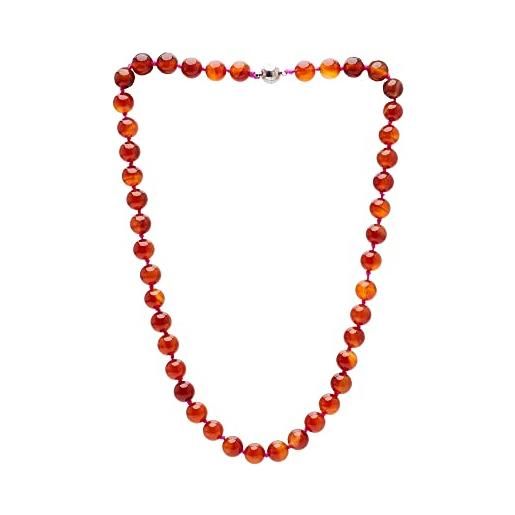 Collana Chunky Coral Statement Collana con condolo veccho