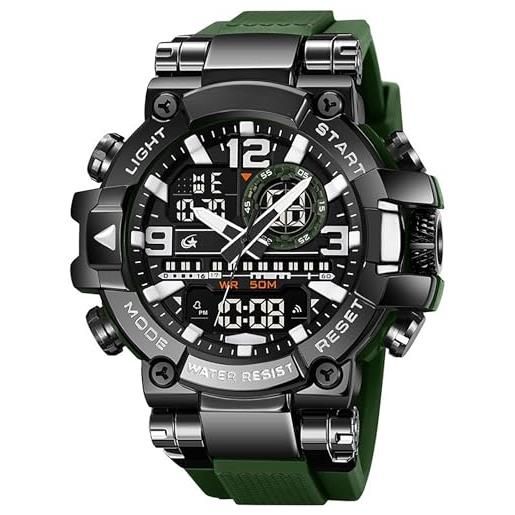 findtime Orologio da polso da uomo, grande, sportivo | FindTheDeal