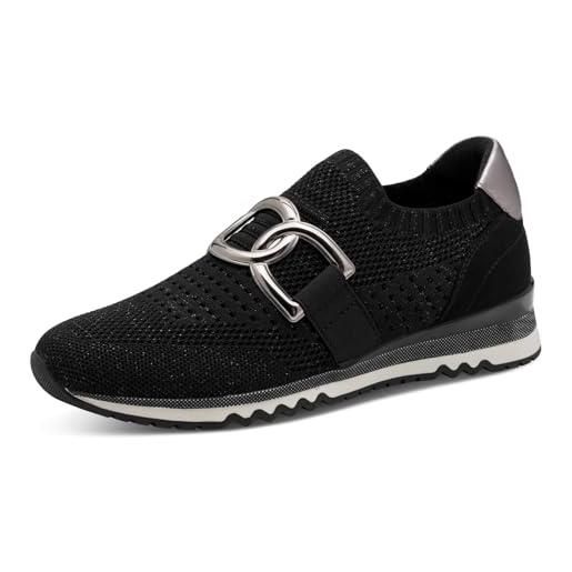 MARCO TOZZI By Guido Maria Kretschmer Sneaker Basse Donna - Comode Con Suola Feel Me E Fodera Morbida - Tessuto E Sintetico, Vestibilità Ottimale