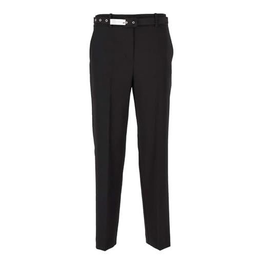 Kocca - pantaloni chino con cintura donna, tinta unita, colore: blu, modello: a25ppf7401abun0000, taglia: 42
