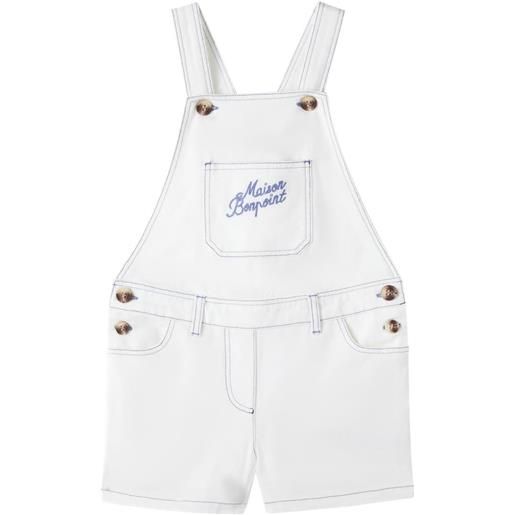 Bonpoint salopette laga in cotone con logo