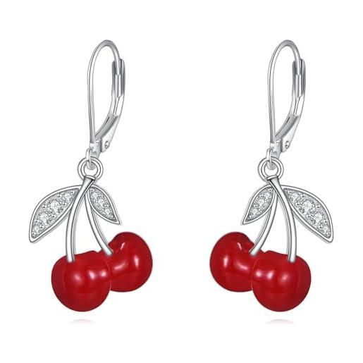 Orecchini Cocomero Frutta A Perno Realizzati Interamente A Mano In Porcellana Fredda