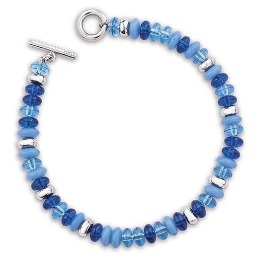 Bracciale a filo in acciaio inossidabile blu | Disponibile! | Lucleon