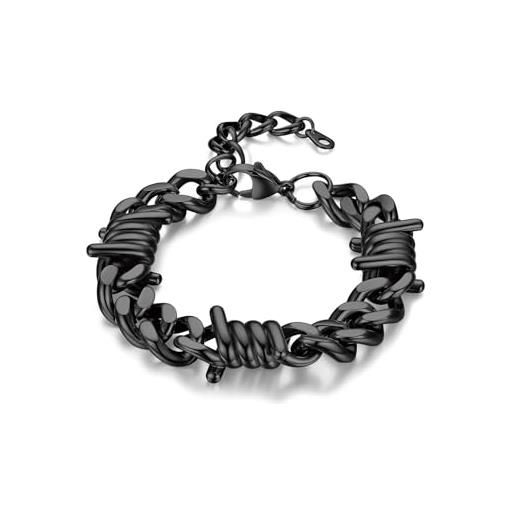 Breil, Collezione Gem, Bracciale Tennis Donna, Bracciale con Due Catene in Acciaio Lucido, Cubic Zirconia e Perline, Chiusura a Gancio, Lunghezza Regolabile 15-21 cm, Idea Regalo Donna