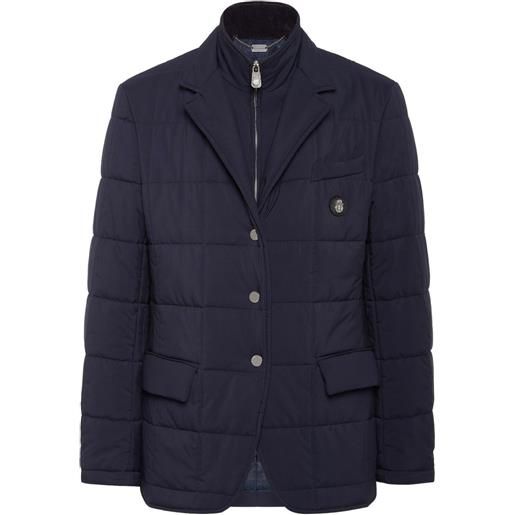 Billionaire blazer con logo - blu
