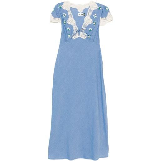 Rixo abito midi amari - blu