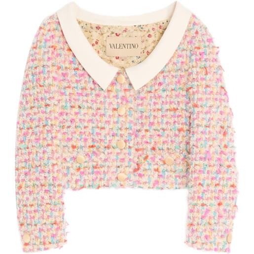 Valentino Garavani giacca in tweed - rosa