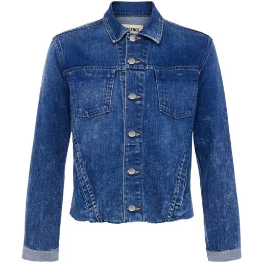 L'Agence giacca denim aderente - blu