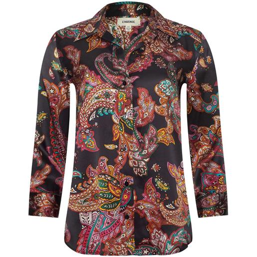 L'Agence blusa dani con maniche a 3/4 - nero