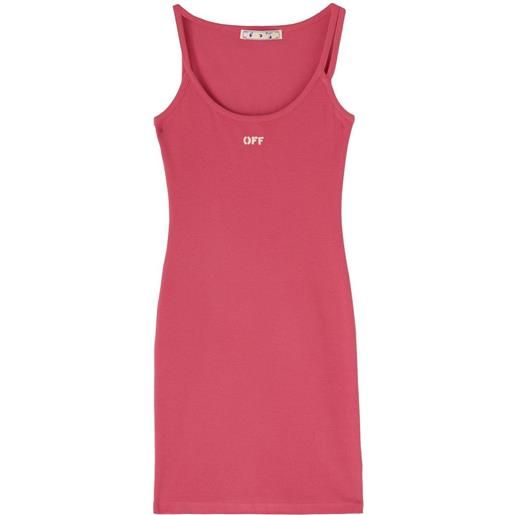 Off-White abito aderente off - rosa