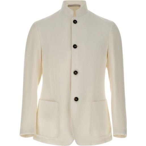 Eleventy blazer a maniche lunghe - bianco