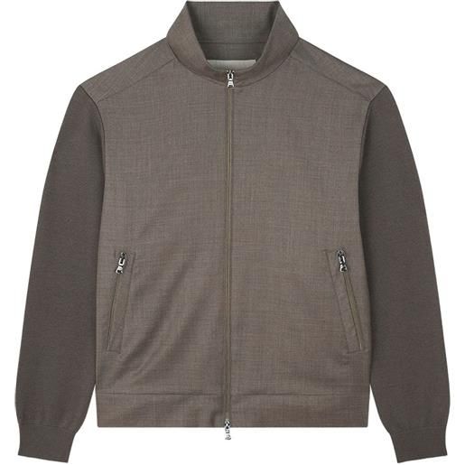 Paul & Shark cardigan con zip - marrone
