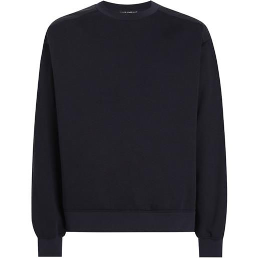 Dolce & Gabbana felpa girocollo - blu